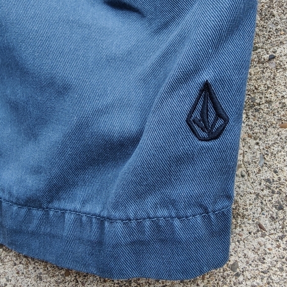 Vintage Y2K 2000s VOLCOM Faded Blue Casual Skater Skate Shorts Mens Size 30 - Picture 11 of 12